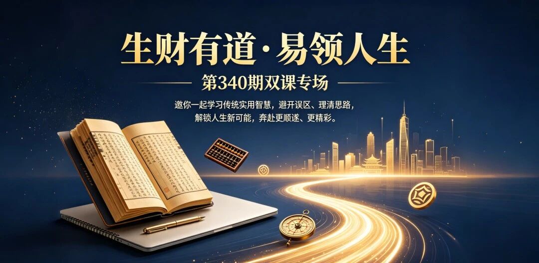 取名避坑+决策不慌,4月21-22日 双课开课,用传统智慧解锁人生新可能